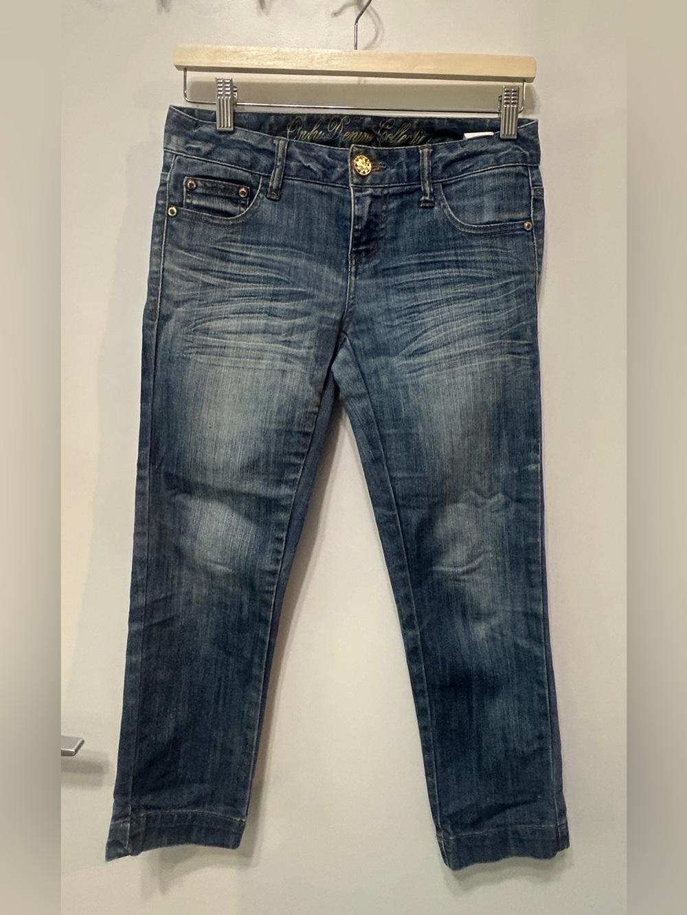 Women's Vintage Y2K Capri Jeans
